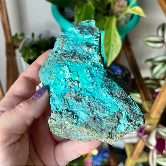 🌊Raw Chrysocolla Malachite Crystal Specimen DR Congo🌊 - Picture 3 of 6